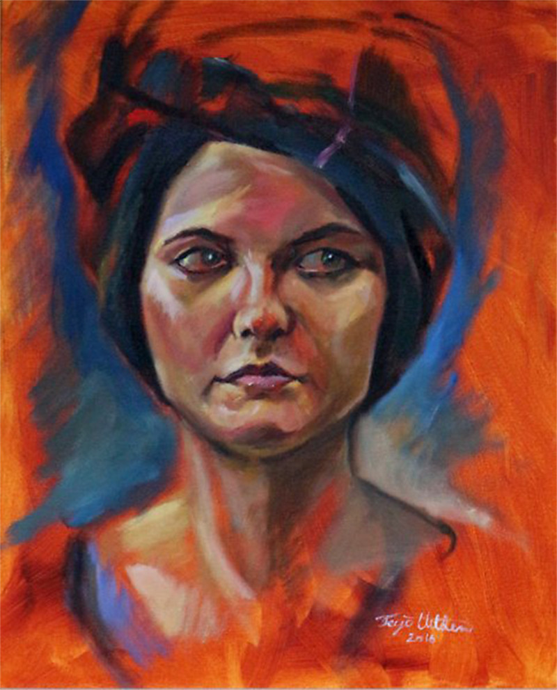 Riina  Riina, 2015. Oil on Canvas, 73 x 60 cm.